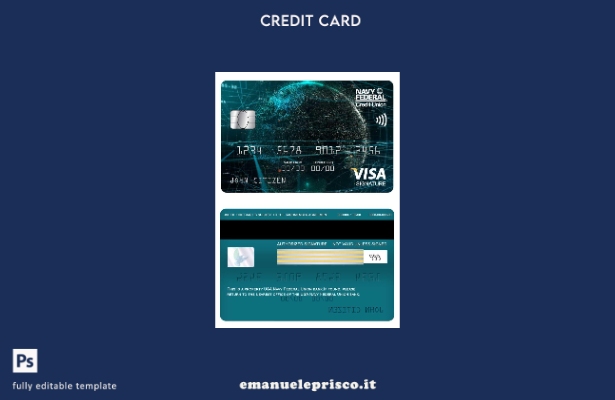 modello di carta per firma del visto bancario dell'Unione federale della Marina 